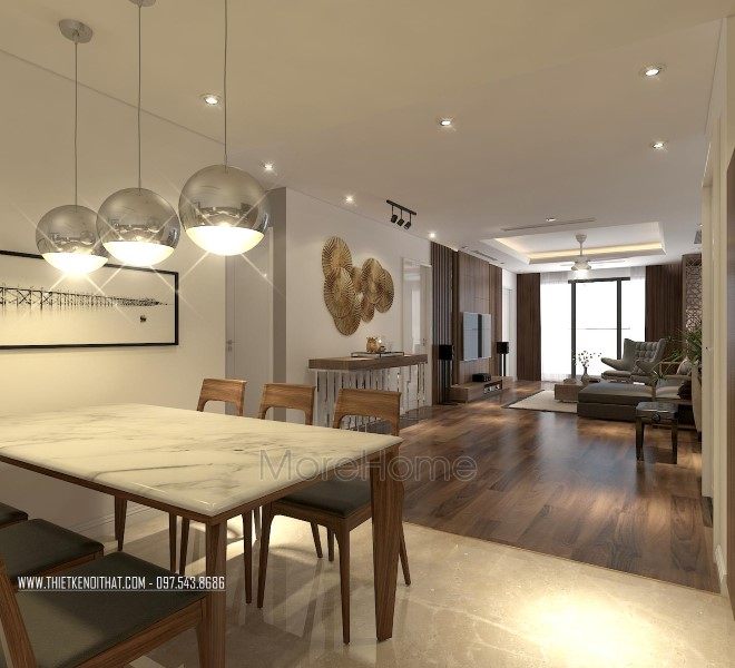 Thiết kế nội thất chung cư Imperia Garden 203 Nguyễn Huy Tưởng Thanh Xuân Hà Nội